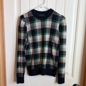 NWOT Anne Taylor Sweater in Navy, Green, and Beige
